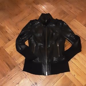 Mackage Black Leather Jacket